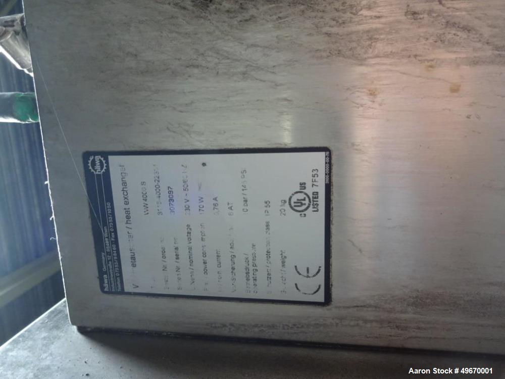 Used Tetra Pak Homogenizer Type Alex 400A Approximately 3968 6878 g