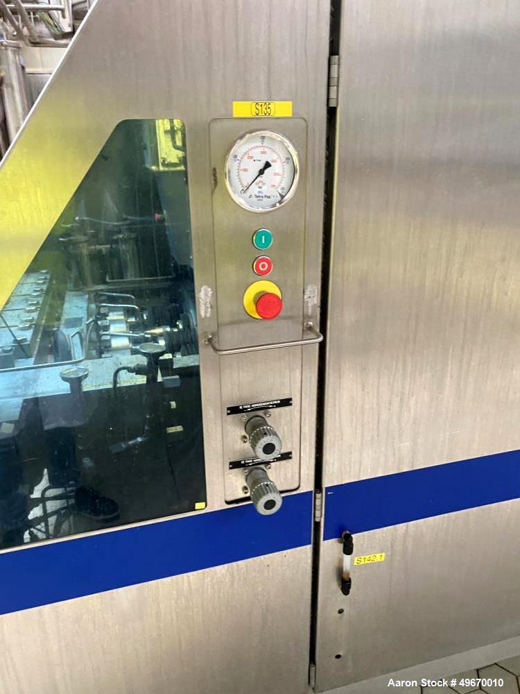 Used Tetra Pak ALEX 400 A 2-Stage Homogenizer – 240 HP, 250 Bar, 17,000 L/hr Capacity, Dairy-Grade (2005)