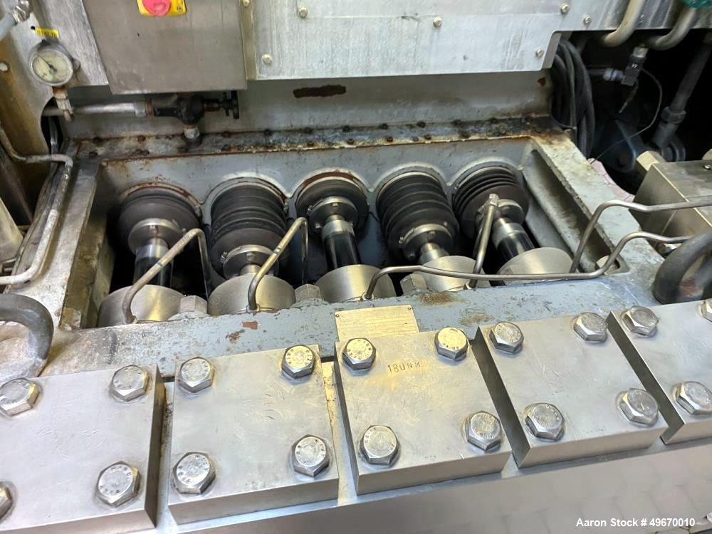 Used Tetra Pak ALEX 400 A 2-Stage Homogenizer – 240 HP, 250 Bar, 17,000 L/hr Capacity, Dairy-Grade (2005)