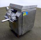 Used- APV Rannie Homogenizer, Type 5-12, 38, 15-7Mo Stainless Steel.