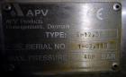 Used- APV Rannie Homogenizer, Type 5-12, 38, 15-7Mo Stainless Steel.
