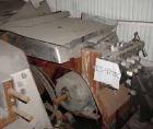 Used Gaulin Homogenizer, Model 1000MF18-5PS, Stainless Steel. Capacity 1000 gallons per hour. Missing homogenizing head assembly.  Driven by a 50 hp, 3/60/220/440 volt, 1765 rpm motor.