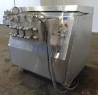Used APV Homogenizer, Model G55-5B, 316 Stainless Steel.