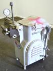 Used APV Gaulin Homogenizer, Model 150-75 MP3-5TBS, 15-5 PH Stainless Steel. Capacity 150 gallons per hour, 3000 psi maximum. Single stage homogenizing valve assembly. Tapered field removable valve s...