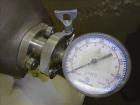 Used Gaulin Homogenizer, Model 284 M6 8 TBS, 304 Stainless Steel.