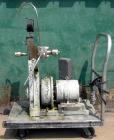 Used Gaulin Homogenizer, Model 31M3TA, 316 Stainless Steel. Approximately 31 gallons per hour, single stage valve, 3000 psi. Driven by a 3 hp, 3/60/230/460 volt, 1760 rpm motor. Mounted on a cart wit...