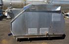 Used Gaulin Homogenizer, 304 Stainless Steel. Single stage valve assembly, 3 pistons. Driven by an approximate 50 hp motor (no tag). Head stamped with #s HT308029 & PT927857 OR. No manufactures tag w...