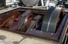 Used Gaulin Homogenizer, 304 Stainless Steel. Single stage valve assembly, 3 pistons. Driven by an approximate 50 hp motor (no tag). Head stamped with #s HT308029 & PT927857 OR. No manufactures tag w...