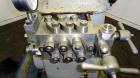 Used Manton-Gaulin Sub-Micron Disperser Homogenizer, Type 125KL3-5BS, 304 Stainless Steel.  Capacity 125 gallons per hour, 5000 psi maximum.  2 Stage homogenizing valve assembly.  Ball  valves, sprin...
