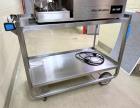 Used Microfluidics Microfluidizer Benchtop Fluid Homogenizer, Model M110P-II. Serial# 2010123, Year 2010. With stainless steel cart.