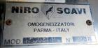 Used Niro Soavi Homogenizer, Model NS3037-H, Stainless Steel.