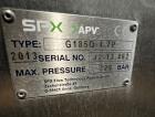Used SPX APV Gaulin UHT Homogenizer, Model G185Q-4.7P | 18,000 L/H | 200 kW Motor | 25 Bar Outlet | Stainless Steel | Schneider VFD | 833 Hours