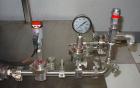 Used Sonic Corp High Pressure Sonolator Homogenizer Mixing System, Model A-CIP Sonolator TM. 316 stainless steel components. Processes up to 1 gallon per minute, pressure up to 1000 psi, Moyno pump L...