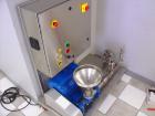 USED: Sonolator homogenizer manufactured by Sonic Corporation in September 2005. 316 stainless steel components. Processes up to 1 gallon per minute. Pressure up to 1000 psi. Moyno L2 drive end pump....