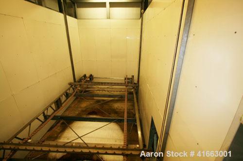 Used Automatic Ice Rake, 15' x 30', Vogt Ice, Tube-Ice, Turbo Refrigerating. Includes compressor and chiller.