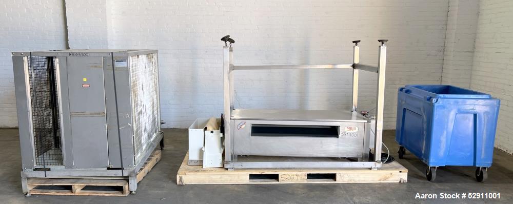 Used Maja HY-GEN RVH 3000 Flake Ice Machine – 6,500 lb/day, 15 HP, Industrial