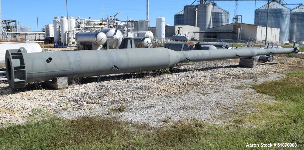 Unused MRW Technologies Open Flare – 64'6" Height | Carbon Steel | Allen-Bradley MicroLogix 1100 | Bio-Diesel Application