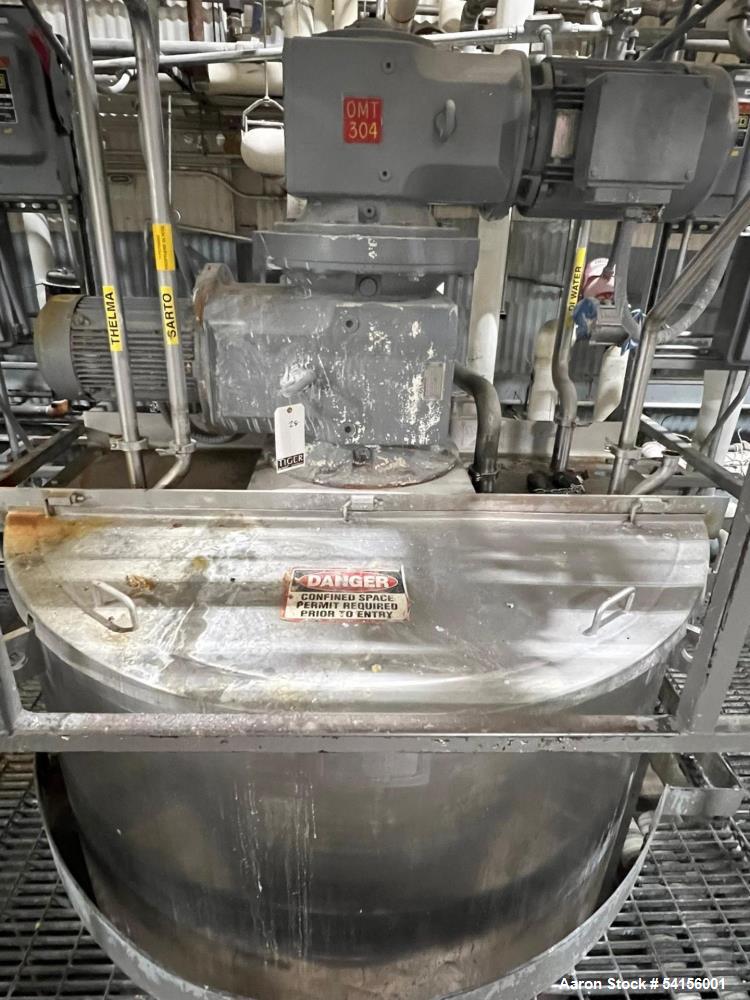 Used Lee Industries Kettle, 1200 Gallon. Stainless steel.