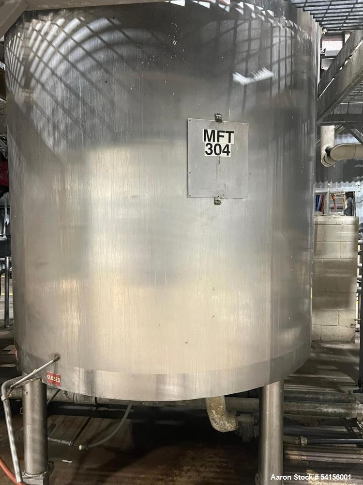 Used Lee Industries Kettle, 1200 Gallon. Stainless steel.