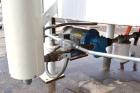 Used Blommer Chocolate Machinery Melt Tank, 350 Gallon, Carbon Steel. Approximately 52’’ diameter x 40’’ deep, flat top with a bolt on agitator bridge, and (2) 304 stainless steel 1/3 hinged covers, ...