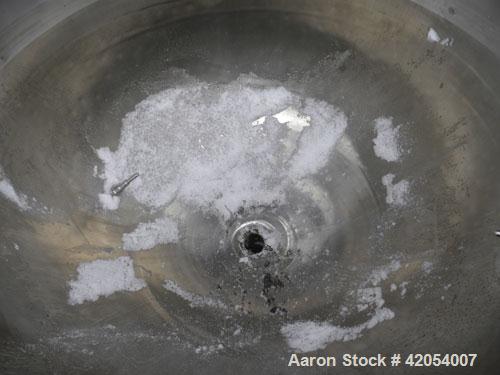 Used Mueller Kettle, 250 Gallon, Model F, Hastelloy C-276, vertical. 48" diameter x 45" deep. Open top with (2) 1/3 covers, dimple jacketed hemispherical bottom, rated 40 psi at 300 deg F. Provision ...