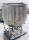 Used Mueller Kettle, 250 Gallon, Model F, Hastelloy C-276, vertical. 48