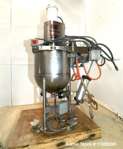 Used 25 Gallon Lee Tri-Mix Turbo-Shear Mixing Kettle