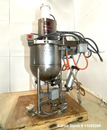 Used-25 Gallon Lee Tri-Mix Turbo-Shear Mixing Kettle