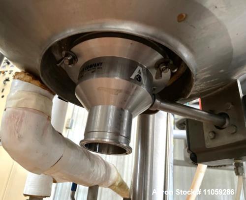 Used 25 Gallon Lee Tri-Mix Turbo-Shear Mixing Kettle