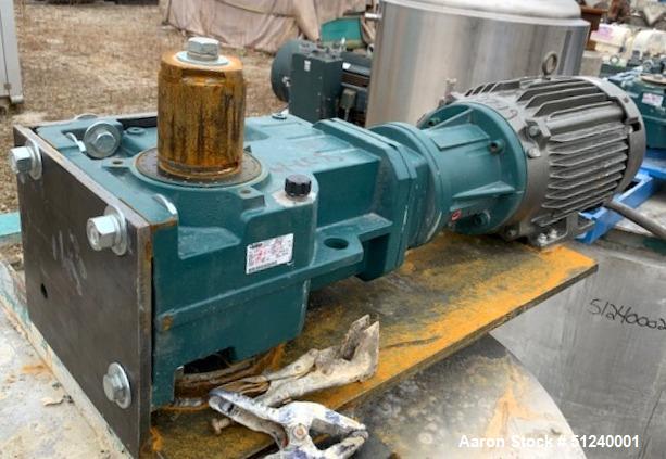 Used - 125 Gallon Stainless Steel Mix Kettle, Jacketed, Double Motion Drive, 10 HP Motor