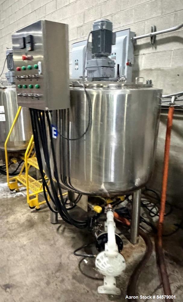 Electrically heated 200 Gallon Stainless steel Kettle