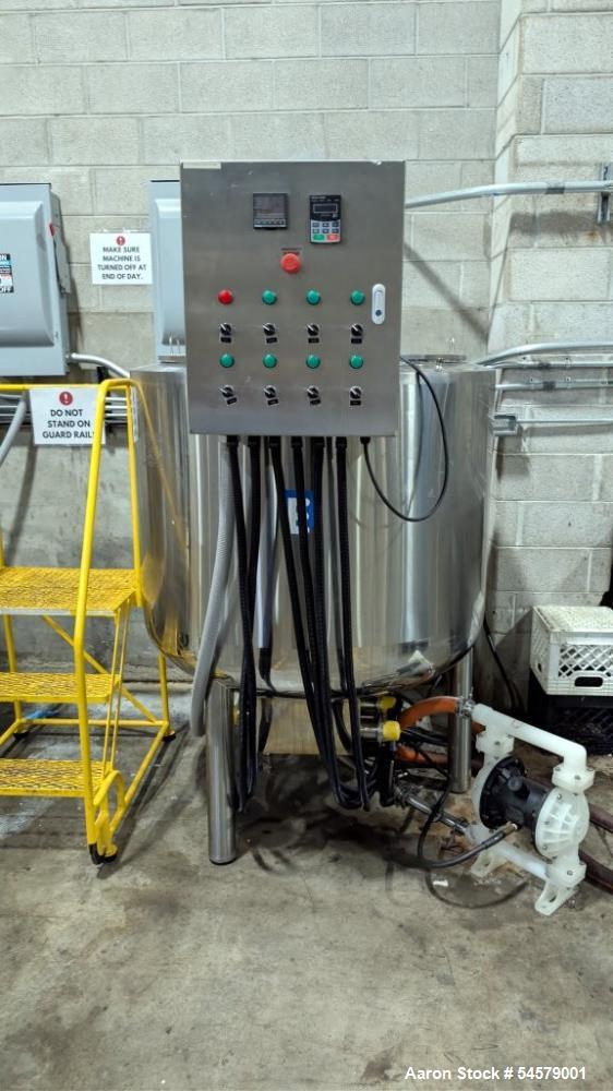 Electrically heated 200 Gallon Stainless steel Kettle