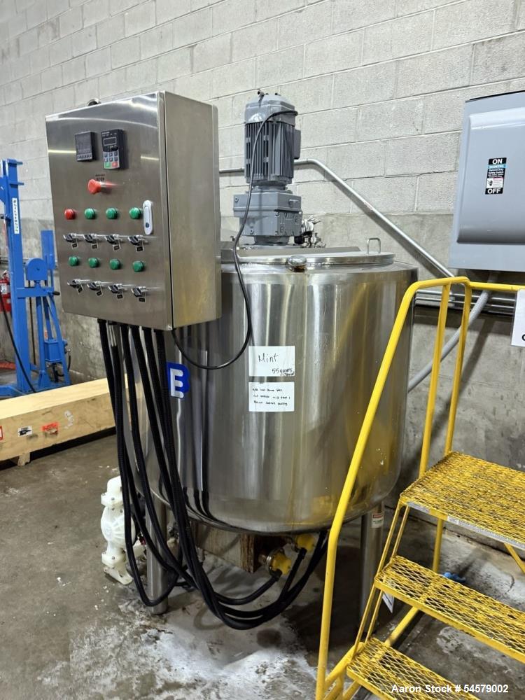 Electrically heated 200 Gallon Stainless steel Kettle