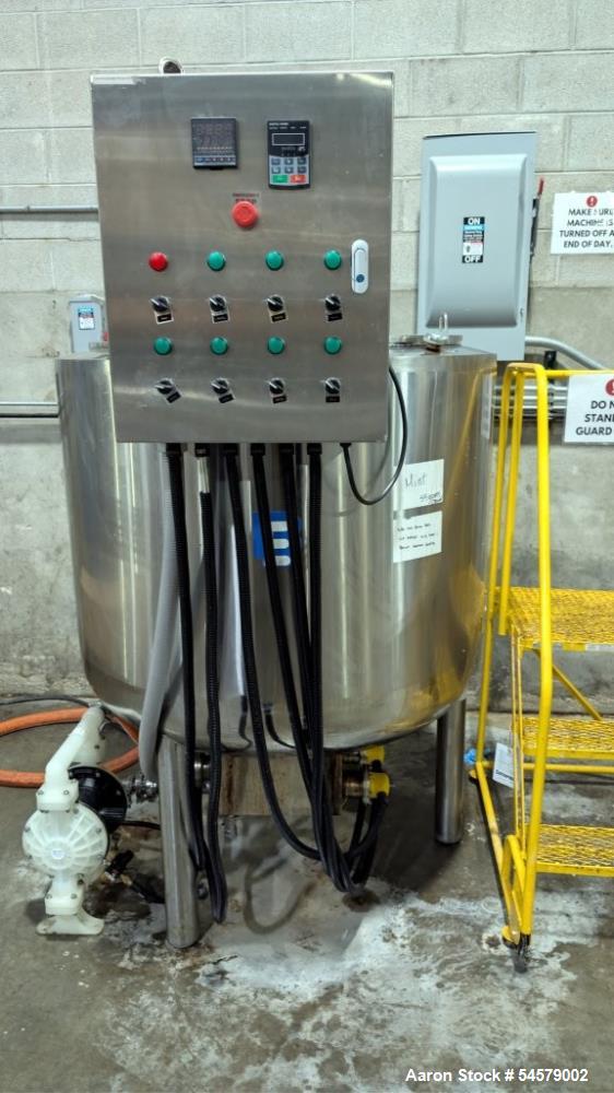 Electrically heated 200 Gallon Stainless steel Kettle