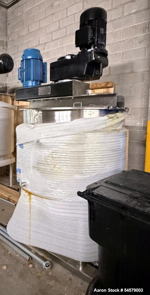 Used 500 Gallon Stainless steel Jacketed Mix Kettle
