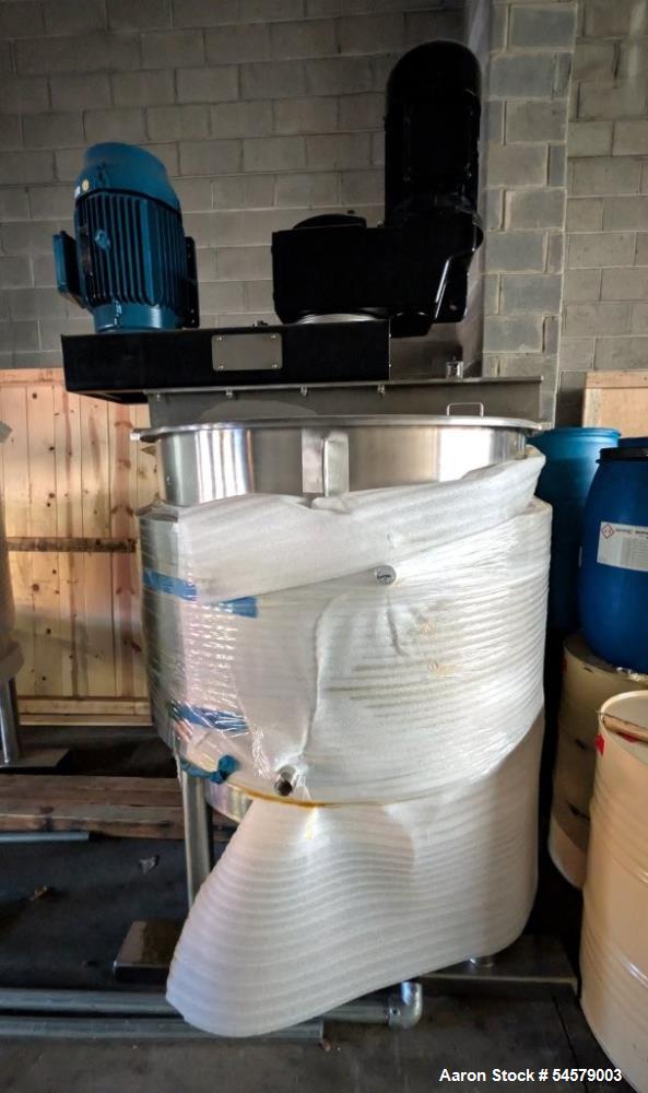 Used 500 Gallon Stainless steel Jacketed Mix Kettle