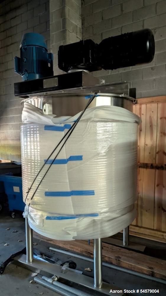 Used 500 Gallon Stainless steel Jacketed Mix Kettle