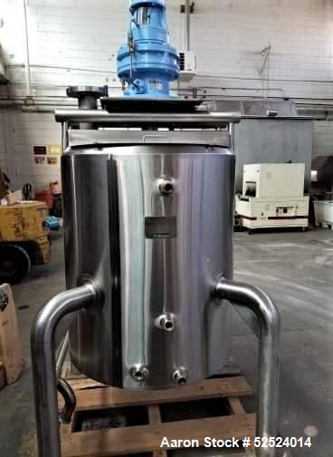 Used Cherry Burrell 100 Gallon Scrape Surface Agitated Jacketed Kettle/Processor