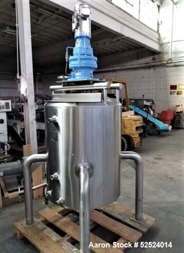 Used Cherry Burrell 100 Gallon Scrape Surface Agitated Jacketed Kettle/Processor