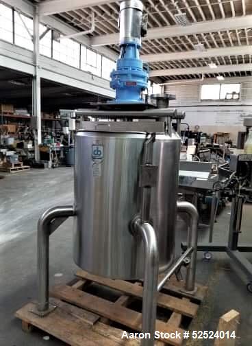 Used Cherry Burrell 100 Gallon Scrape Surface Agitated Jacketed Kettle/Processor