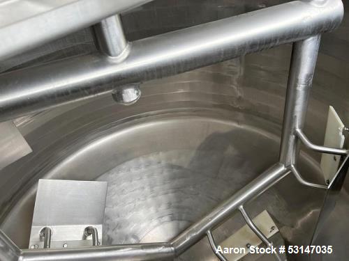 Used Cherry-Burrell 200 Gallon Stainless Steel Jacketed Processor Tank – Scrape Surface Agitation