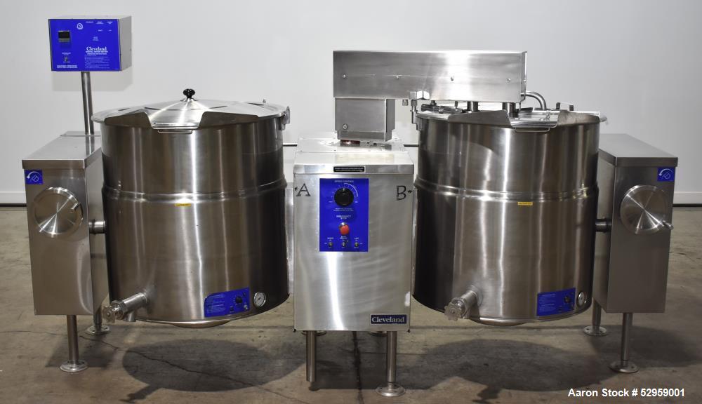 Used Cleveland TMKEL-60-T DUAL 60 Gallon Kettle