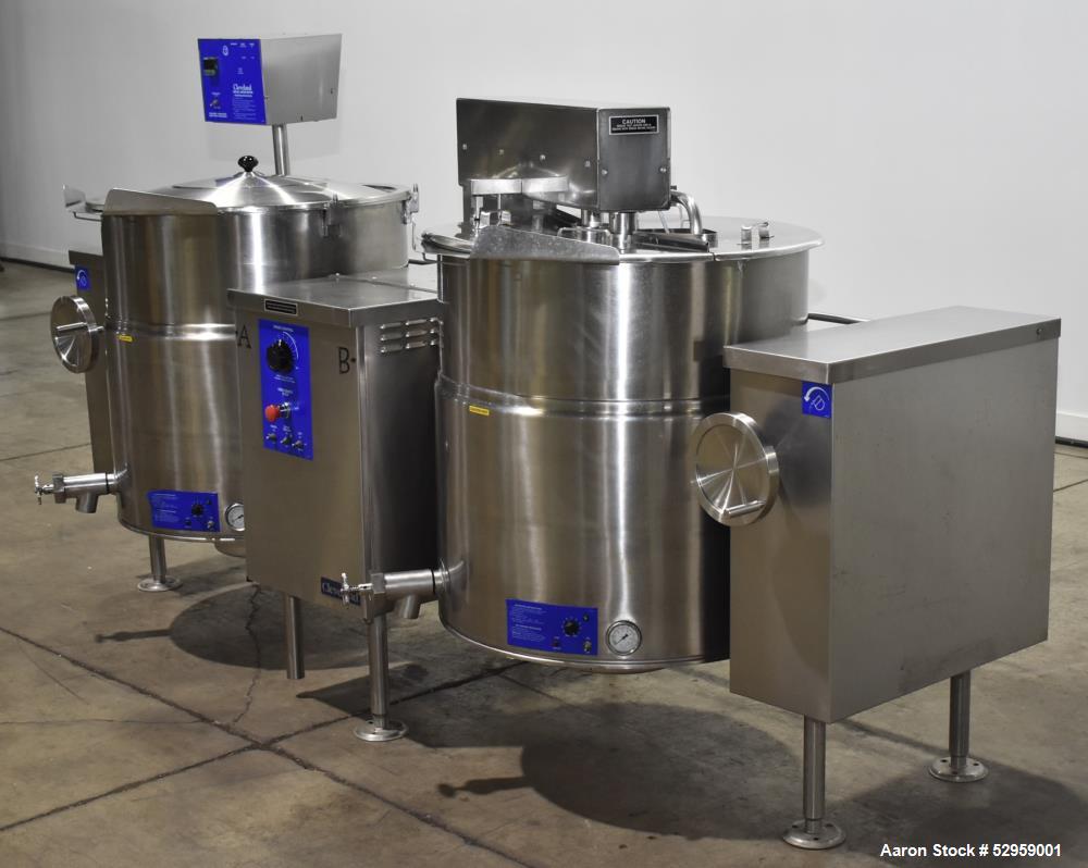 Used Cleveland TMKEL-60-T DUAL 60 Gallon Kettle