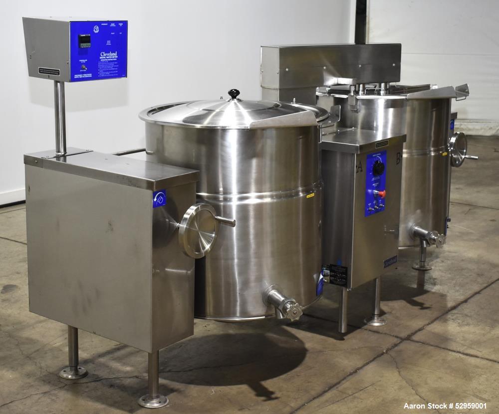 Used Cleveland TMKEL-60-T DUAL 60 Gallon Kettle