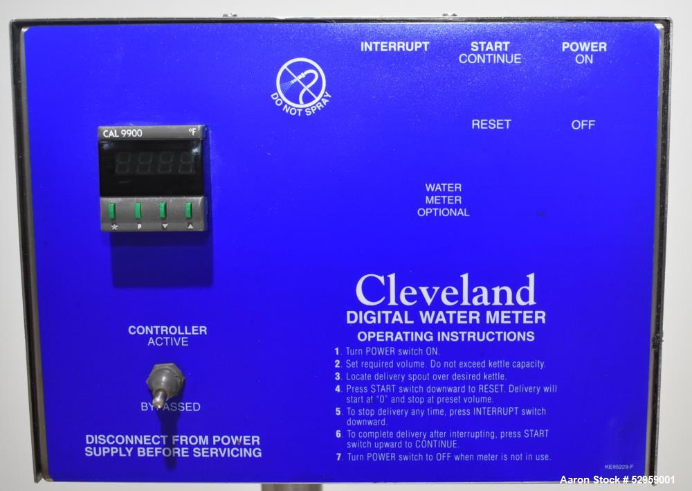 Used-Cleveland TMKEL-60-T DUAL 60 Gallon Kettle