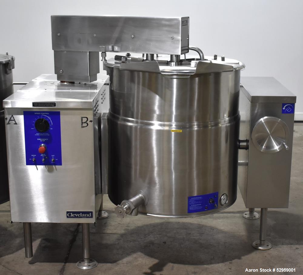Used Cleveland TMKEL-60-T DUAL 60 Gallon Kettle