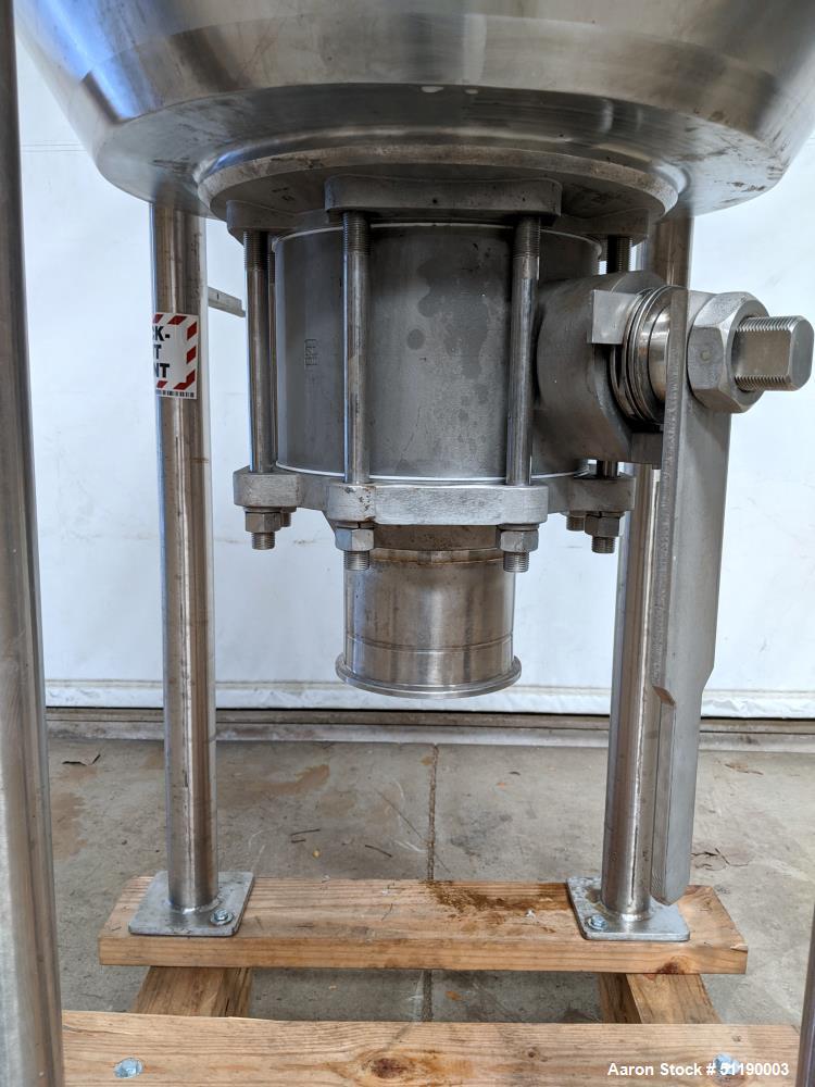 Used Feldmeier 90 Gallon Jacketed Tank, Stainless Steel, Vertical.