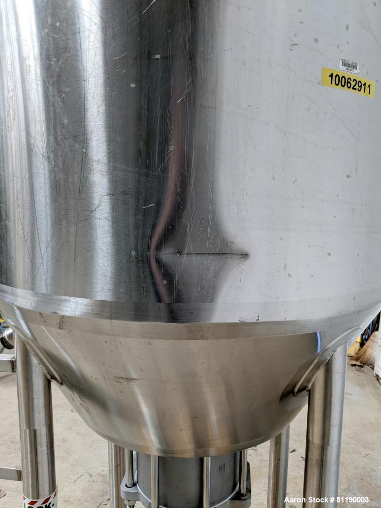 Used Feldmeier 90 Gallon Jacketed Tank, Stainless Steel, Vertical.