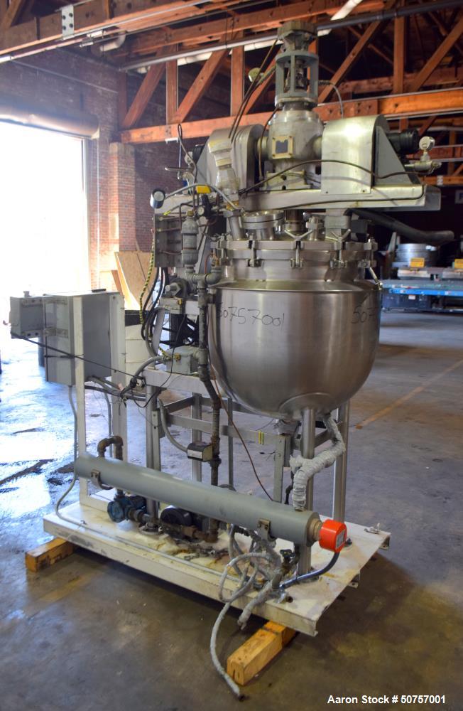 Used- Gifford-Wood AGI-Mixer, Model V/P-A, 40 Gallon