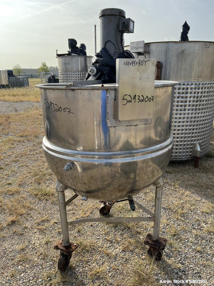 Used Groen N-125 SP Agitated Kettle – 125 Gallon, High-Shear, 316 SS
